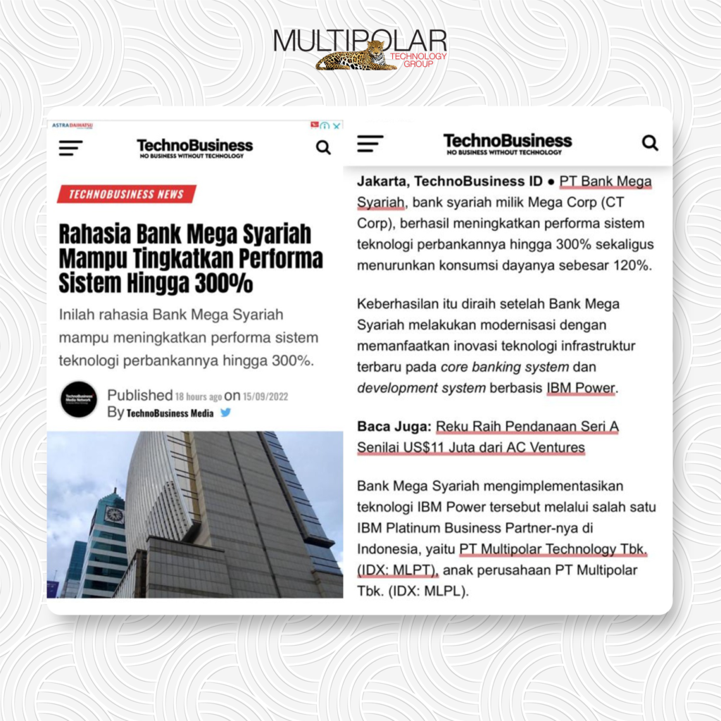 Rahasia Bank Mega Syariah Mampu Tingkatkan Performa Sistem Hingga 300% ...